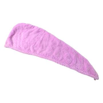 Quick Turban Hair-Drying Absorbent Microfiber Towel (1 Pc / Mix Design) - Nova Cart