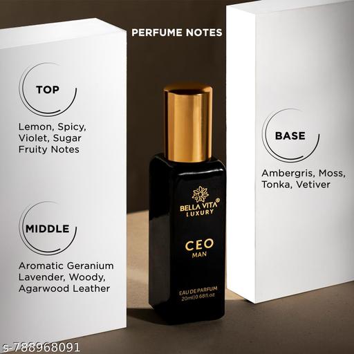 Bella Vita Skai + CEO Man + White Oud EDP Unisex Perfume Combo for Men and Women 3x20 ml - Buzx