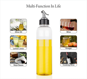 Oil Dispenser 1L – Clear Drip-Free Plastic Bottle | Vastate - CartCo.Online