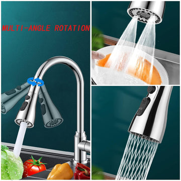 Kitchen Faucet Sprayer – 3-Function Pull Down | DeoDap - CartCo.Online