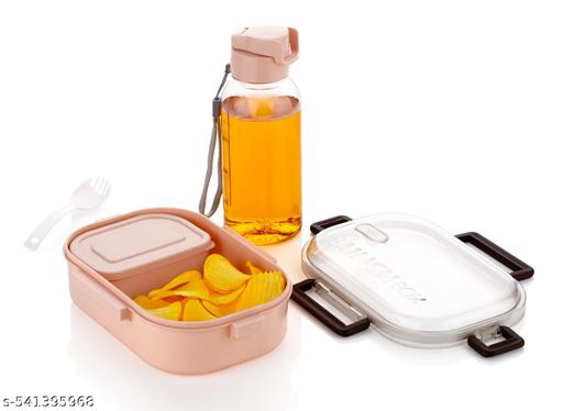 Lunch Box & Water Bottle Combo for Kids | Tiffin Box 900 ml, Water Bottle 1000 ml, | Leak Proof | Easy to Clean | Ideal for School, Picnic | - CartCo.Online