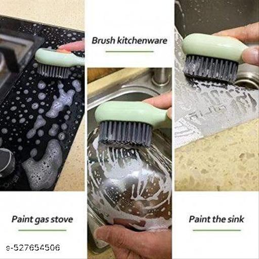 Automatic Liquid Shoe Cleaning Brush with Built-in Soap Dispenser |Multifunctional Cleaning Brush with Liquid Dispenser for Clothes, Shoe Cleaner, Sneaker Cleaner - CartCo.Online