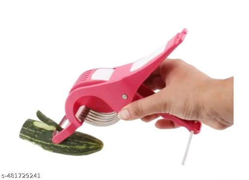  2 In 1 Veg Sharp Stainless Steel 5 Blade Cutter with Peeler for Kitchen Slicer and Peeler with Smart Locking System Vegetable & Fruit Grater & Slicer (Pack of 1) - CartCo.Online