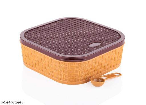 7 in 1 spice set rangoli dubba with removable 7 dubba with 1 spoon pack of 1 - CartCo.Online