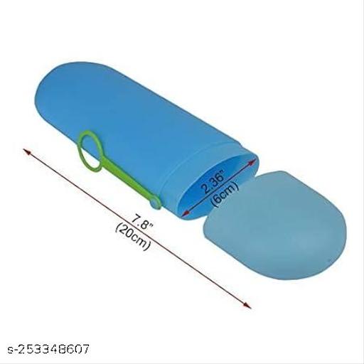 Abs Plastic Travel Toothpaste/Toothbrush Holder Box (2 Pcs, Multi), Toothbrush Container,  Tooth brush Cap, Caps, Cover, Covers, Case, Holder, Cases, travel, home use - CartCo.Online
