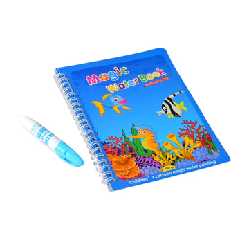 Magic Water Coloring Book – Reusable Mess-Free Fun for Kids | Inventive Play - CartCo.Online