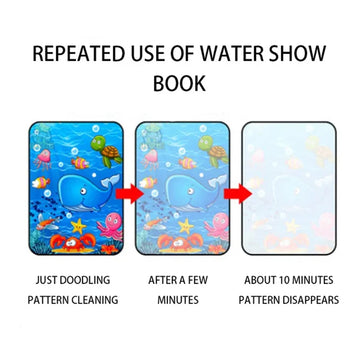 Magic Water Coloring Book – Reusable Mess-Free Fun for Kids | Inventive Play - CartCo.Online