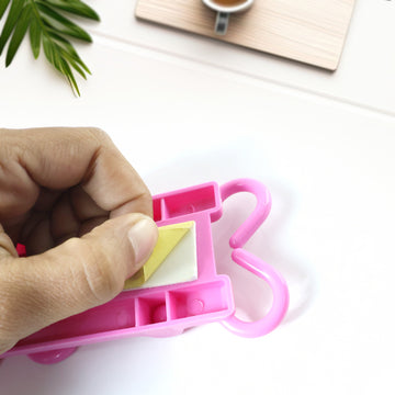 Multi-Purpose Hanging Organizer – 6 Durable Pink Hooks - CartCo.Online