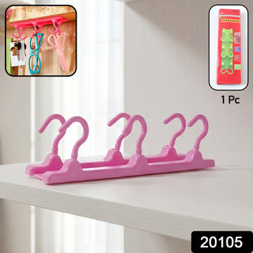Multi-Purpose Hanging Organizer – 6 Durable Pink Hooks - CartCo.Online