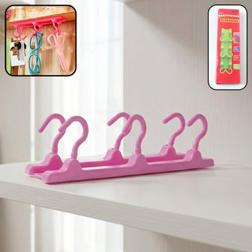 Multi-Purpose Hanging Organizer – 6 Durable Pink Hooks - CartCo.Online