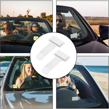 Fastag Holder for Car – Transparent Windscreen Card Stand (2 Pack) | Velvet Wheels - CartCo.Online