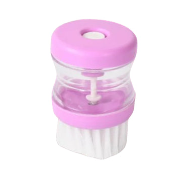 Wash Basin Brush with Soap Dispenser – Efficient Multicolor Cleaner | VelvetBubbles - CartCo.Online