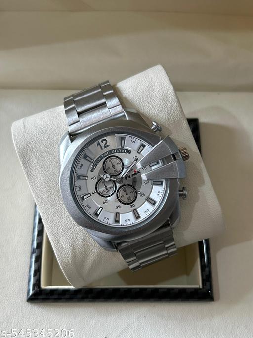 Trendy Round Analog Watch - For Men - Crispix 