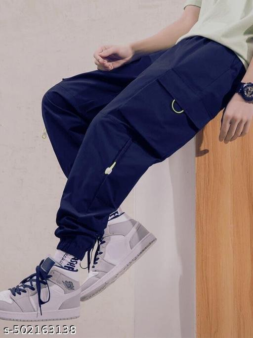 Unisex Baggy Fit Cargo Pants with Adjustable Drawstring - Crispix 