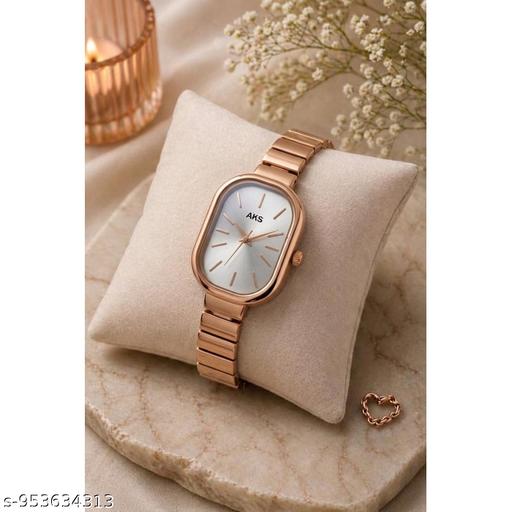 Luxury Women’s Wrist Watch – Elegant Rose Gold Quartz Watch, Minimalist Ladies’ Fashion Timepiece" - Crispix 