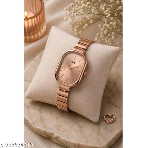 Luxury Women’s Wrist Watch – Elegant Rose Gold Quartz Watch, Minimalist Ladies’ Fashion Timepiece" - Crispix 