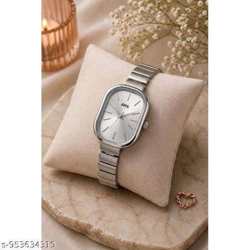 Luxury Women’s Wrist Watch – Elegant Silver Quartz Watch, Minimalist Ladies’ Fashion Timepiece" - Crispix 