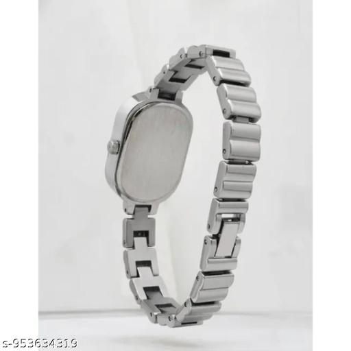 Luxury Women’s Wrist Watch – Elegant Silver Quartz Watch, Minimalist Ladies’ Fashion Timepiece" - Crispix 