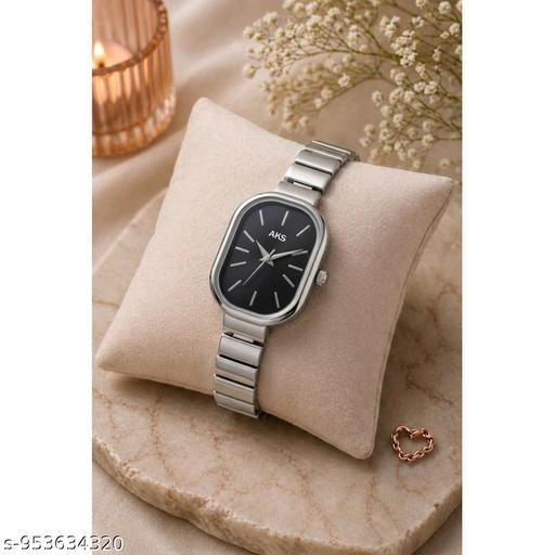 Luxury Women’s Wrist Watch – Elegant Silver Quartz Watch, Minimalist Ladies’ Fashion Timepiece" - Crispix 
