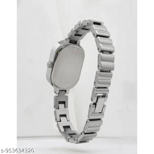 Luxury Women’s Wrist Watch – Elegant Silver Quartz Watch, Minimalist Ladies’ Fashion Timepiece" - Crispix 