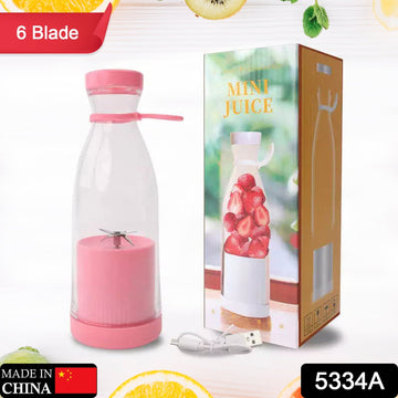 Portable Juicer Blender – 420ml Smoothie Maker with 6 Blades | Dabster - Crispix 