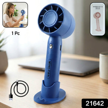 Rechargeable Mini Handheld Fan – Portable Personal Cooling - Crispix 