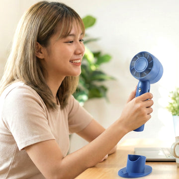 Rechargeable Mini Handheld Fan – Portable Personal Cooling - Crispix 
