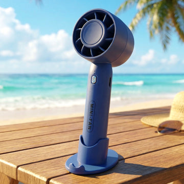 Rechargeable Mini Handheld Fan – Portable Personal Cooling - Crispix 