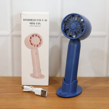 Rechargeable Mini Handheld Fan – Portable Personal Cooling - Crispix 