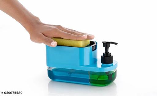  3 in 1 Soap Pump Dispenser for Dishwasher Liquid, Soap Dispenser for Kitchen, Kitchen Wash Basin Accessories, Kitchen Liquid Dispenser luxurious bathroom accessories (Pack of 1 ) - Crispix 