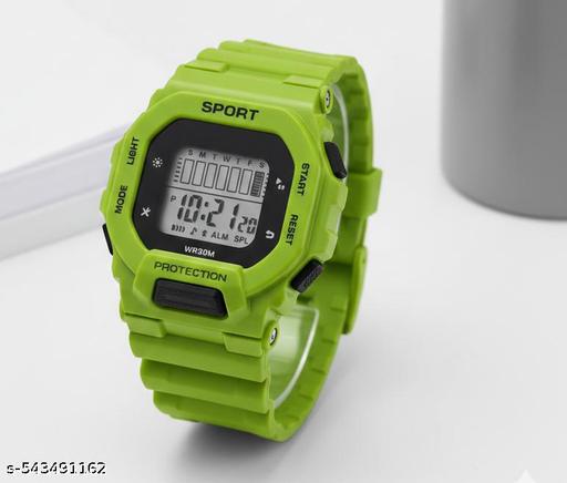 Square new Sports Digital Watches - Crispix 