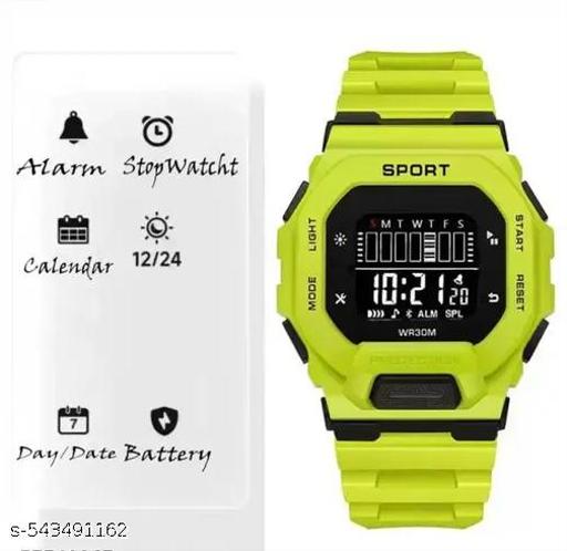 Square new Sports Digital Watches - Crispix 