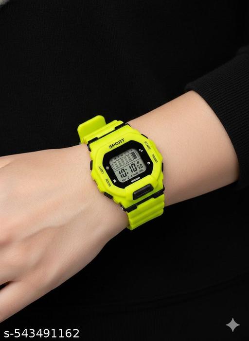 Square new Sports Digital Watches - Crispix 