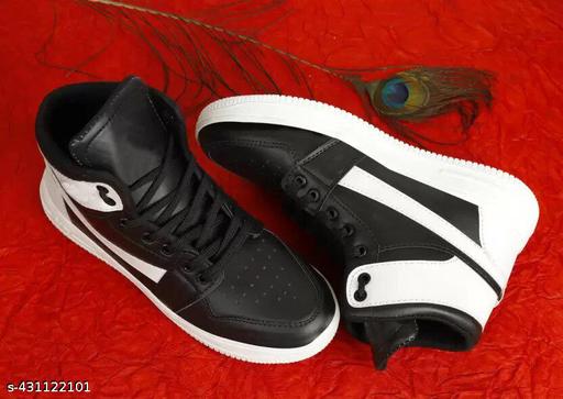 Letest Stylish Casual Party Wear Sneakers For Men & Boy(White) - Crispix 