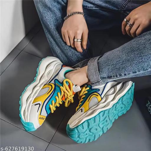 Men Stylish Multicolor Walking Sports  Casual Sneaker - Crispix 