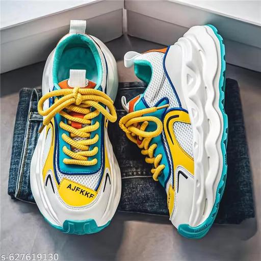 Men Stylish Multicolor Walking Sports  Casual Sneaker - Crispix 