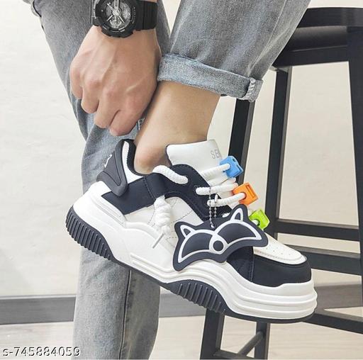 Stylish Shoe|Sporty Lace-Up Design|Sneakers  - Crispix 