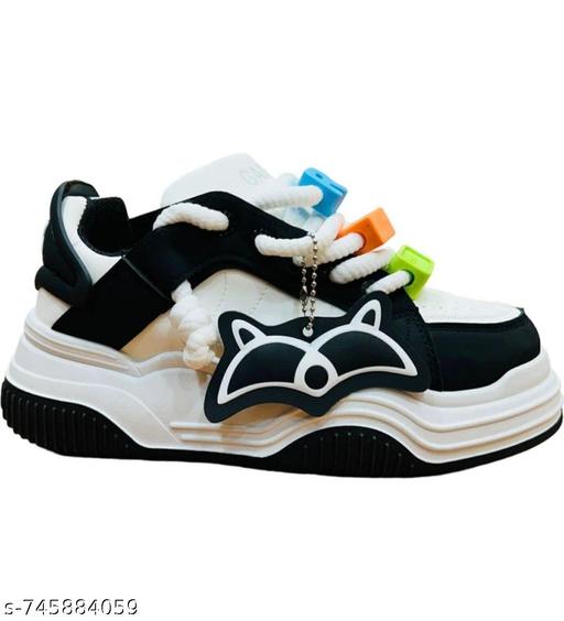 Stylish Shoe|Sporty Lace-Up Design|Sneakers  - Crispix 