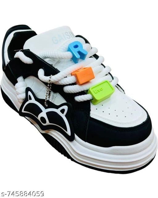 Stylish Shoe|Sporty Lace-Up Design|Sneakers  - Crispix 