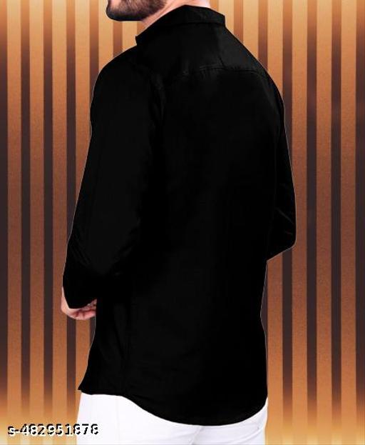 Classy Formal Shirts For Men - BLACK - Crispix 