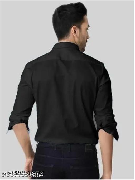 Classy Formal Shirts For Men - BLACK - Crispix 