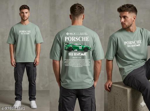 Mens down shoulder T shirt  - Crispix 