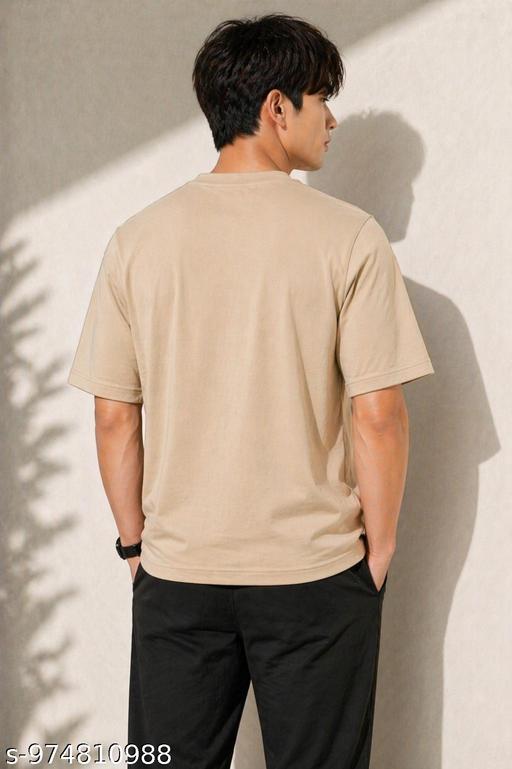 MEN ROUND NECK COTTON  LYCRA PRINT TSHIRT   - Crispix 