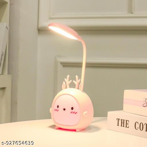 Stylish & Classy Cartoon Study Lamp (Multicolor) || Rechargeable USB LED Cute Cartoon Desk Lamp  - Crispix 