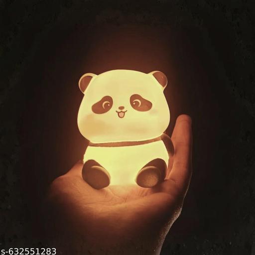 Mini Panda Night Lamp - Battery operated - Warm White Light - Homr Decor, Unisex Gift - Crispix 