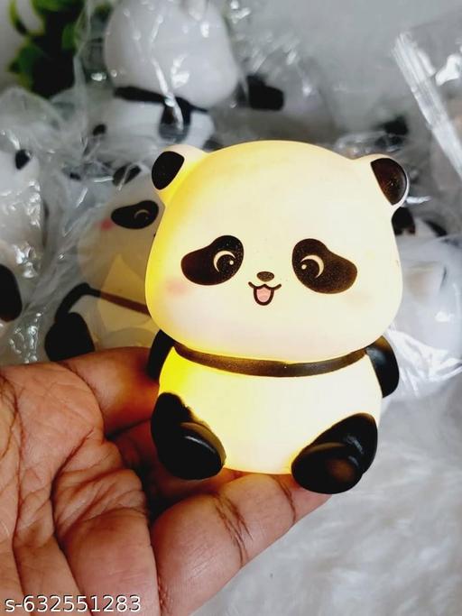 Mini Panda Night Lamp - Battery operated - Warm White Light - Homr Decor, Unisex Gift - Crispix 