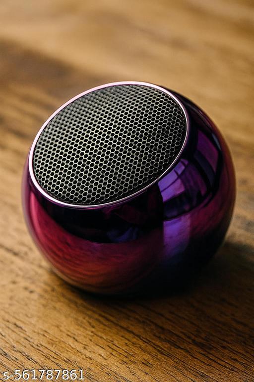 AuraEdge Orb Mini Boost Wireless Speaker – Compact Power in Your Palm (Assorted Colours) - Crispix 