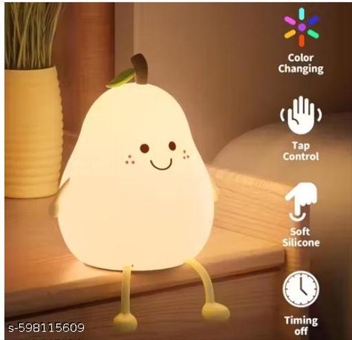 Cute Pear 7  Changing  Nursery Night Light for Kids - Crispix 