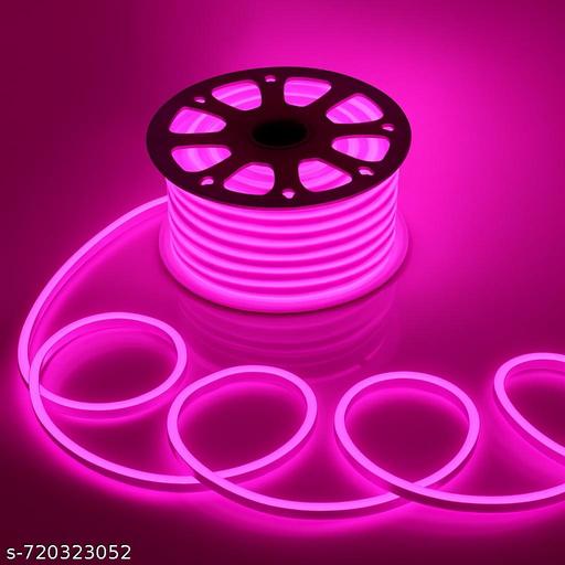 16.4 Feet Neon LED Strip Light with 12V Adapter | Cuttable Flexible Waterproof Rope Light for Wall Decor - Crispix 