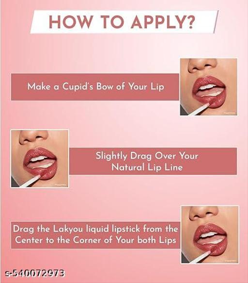 Sajuma Beauty new velvet long lasting waterproof non transfer liquid matte lipstick set of 4 combo pack  - Crispix 